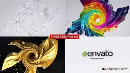 Cloth logo reveal 3 style Logo Stings template preview
