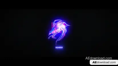 Color Glitch Logo Logo Stings template preview