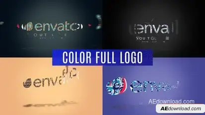Color Logo Reveal Logo Stings template preview