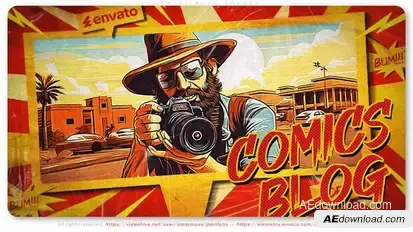 Comics Blog Opener Openers template preview