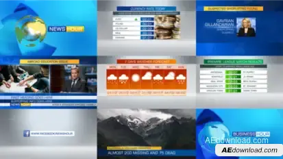 Complete News Package broadcast-packages template preview