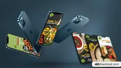 Cooking Food Instagram Stories Openers template preview