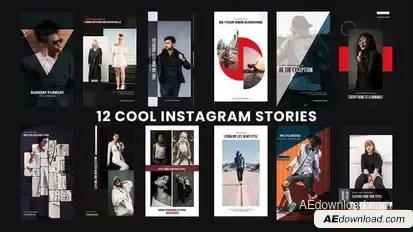 Cool Instagram Stories Openers template preview
