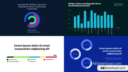Corporate Infographics Infographics template preview