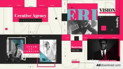 Creative Agency Presentation Product Promo template preview