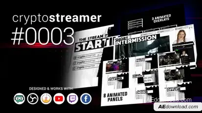 CryptoStreamer #0003 broadcast-packages template preview