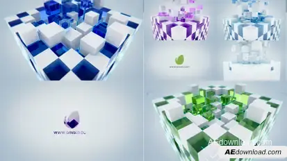 Cube Logo Reveal Logo Stings template preview