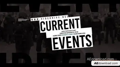 Current Events Openers template preview