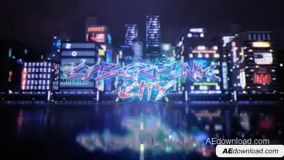 Cyber City Logo Logo Stings template preview