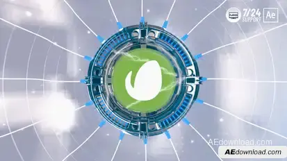 Cyber Logo Reveal Logo Stings template preview