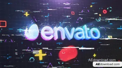 Cyber Tech Logo Reveal Logo Stings template preview