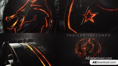 Dark Epic Logo Reveal And Trailer Logo Stings template preview