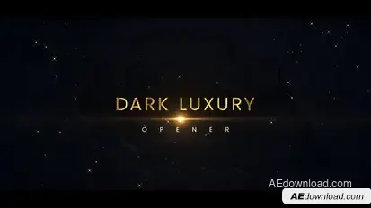 Dark Luxury Titles Titles template preview