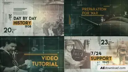 Day by Day History Openers template preview