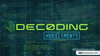 Decoding HUD Elements Infographics template preview
