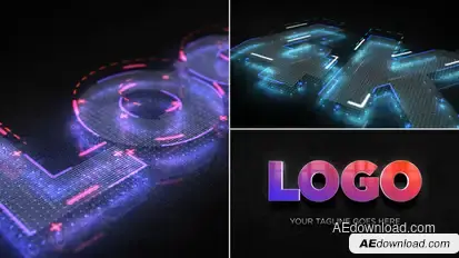 Digital Logo Reveal Logo Stings template preview