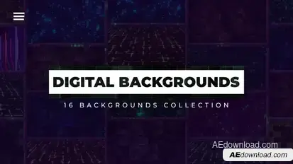 Digital Backgrounds Elements template preview