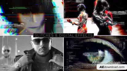 Digital Video Effects Video Displays template preview