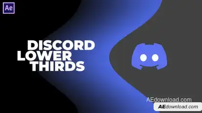 Discord Lower Thirds Titles template preview