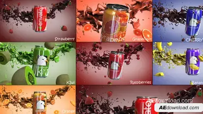Drink Fruit Product Promo template preview