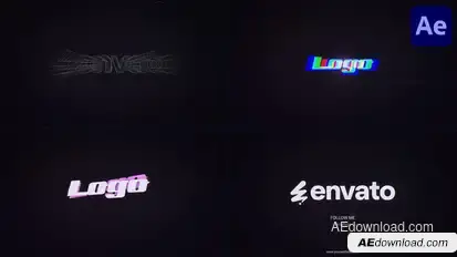 Dubstep Logo Reveal for After Effects Logo Stings template preview