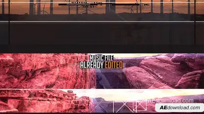 Dynamic Glitch Opener Openers template preview
