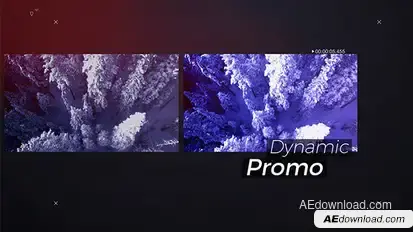 Dynamic Promo Video Displays template preview