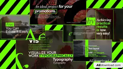 Dynamic Typography | Intro & Opener Titles template preview