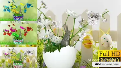 Easter Egg Mockup Easter template preview
