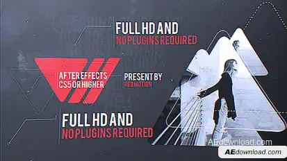 Elegant Intro Video Displays template preview