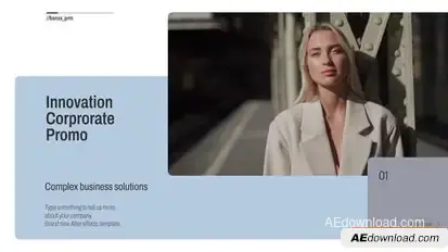 Elegant Minimal Business Promo Openers template preview