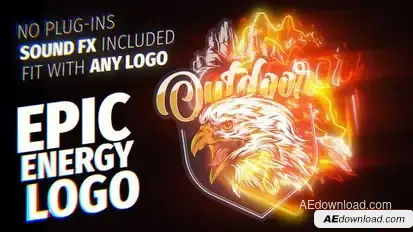 Energy Logo Reveal Logo Stings template preview