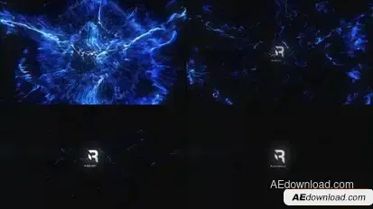 Explosion Particles Logo Logo Stings template preview