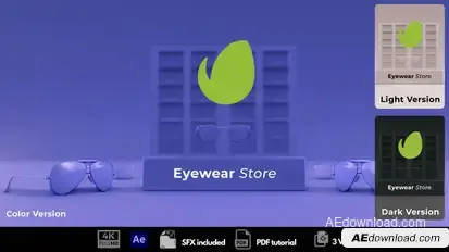Eyewear Store Logo Stings template preview