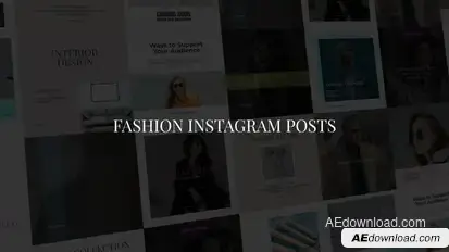 Fashion Instagram Posts Product Promo template preview