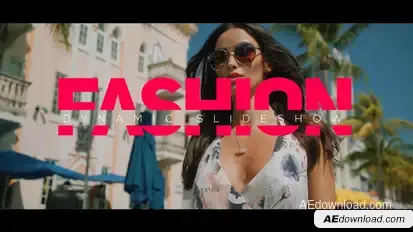 Fashion Slideshow Video Displays template preview