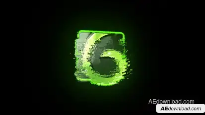 Fast Grunge Glitch Logo Reveal Logo Stings template preview