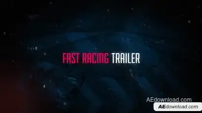 Fast Racing Trailer Video Displays template preview