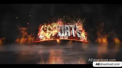 Videohive Fire Explosion Logo 45153227 Logo Stings template preview