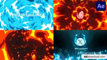 Fire Logo | After Effects Logo Stings template preview