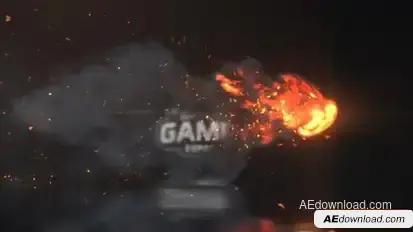 Fire Logo Reveal Logo Stings template preview