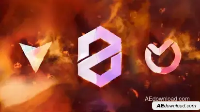 Fire Storm Logo Logo Stings template preview