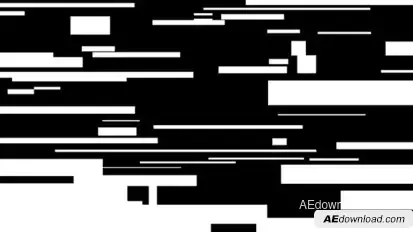 Flat Glitchy Logo Logo Stings template preview