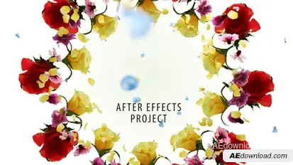 Flowers Dance Logo Stings template preview