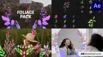 Foliage Pack for After Effects Elements template preview