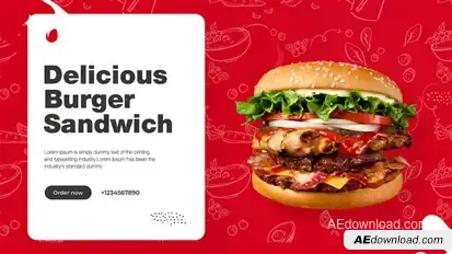 Food Slideshow Product Promo template preview