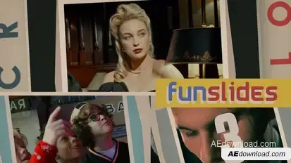 Fun Slideshow Video Displays template preview