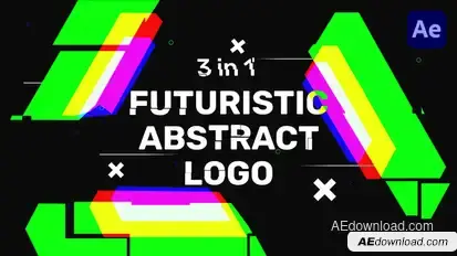 Futuristic Abstract Logo Logo Stings template preview