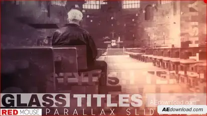 Slideshow Glass Titles Parallax Openers template preview