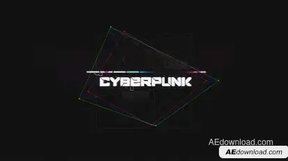 Glitch Logo Logo Stings template preview
